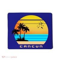 Sunset Beach Cancun Emblem Mousepad thumb 0