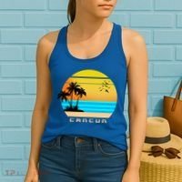 Sunset Beach Cancun Emblem Women's Tank Top thumb 2