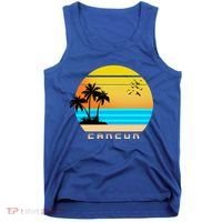 Sunset Beach Cancun Emblem Tank Top thumb 0