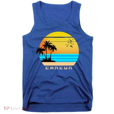 Sunset Beach Cancun Emblem Tank Top