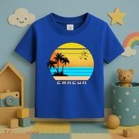 Sunset Beach Cancun Emblem Toddler T-Shirt thumb 3