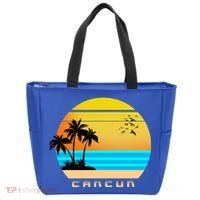 Sunset Beach Cancun Emblem Tote Bag thumb 0