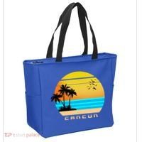 Sunset Beach Cancun Emblem Tote Bag thumb 2
