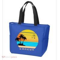 Sunset Beach Cancun Emblem Tote Bag thumb 3
