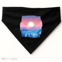 Sunset Mountain USA-Made Doggie Bandana thumb 0