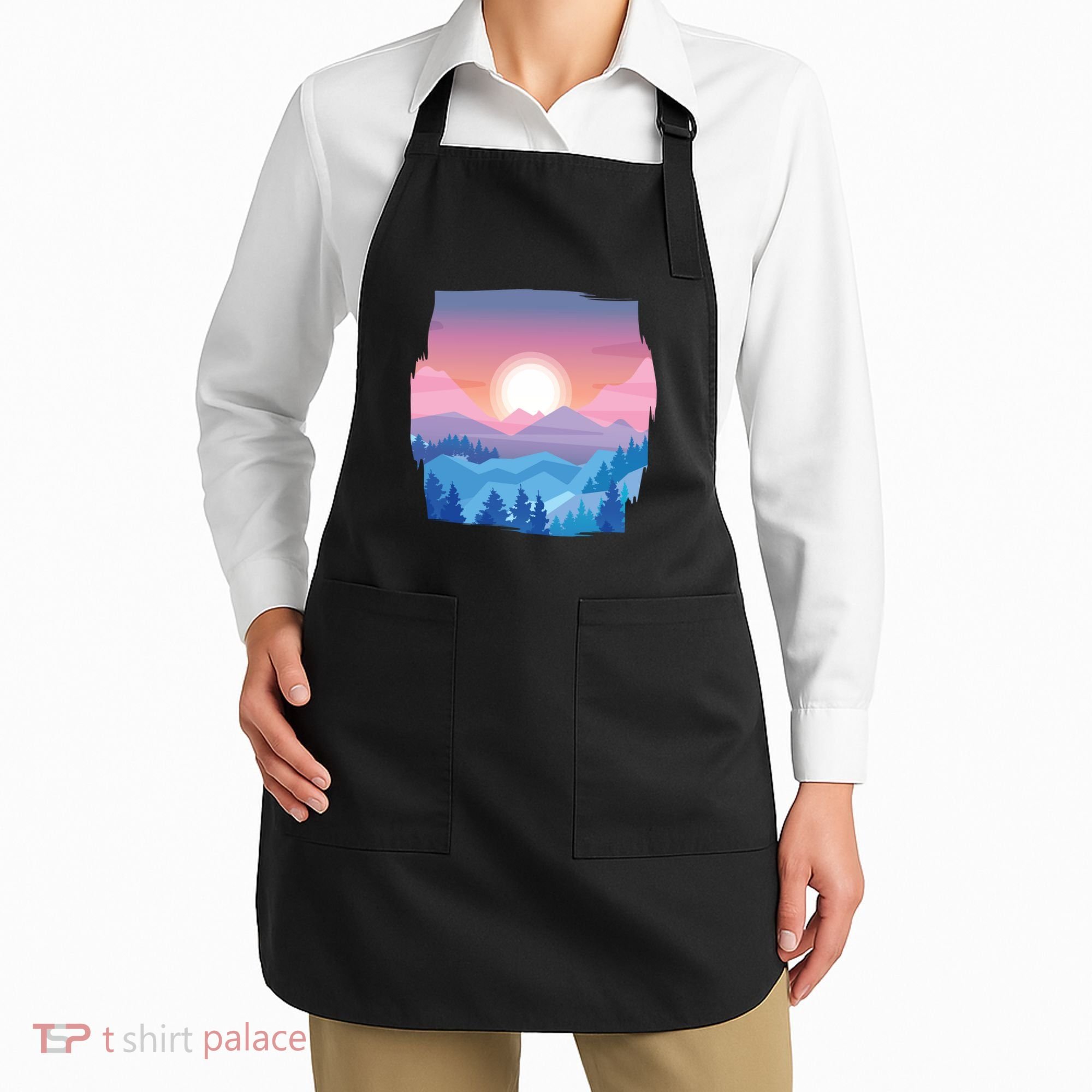 Sunset Mountain Apron