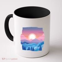 Sunset Mountain Coffee Mug thumb 0