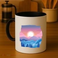 Sunset Mountain Coffee Mug thumb 4