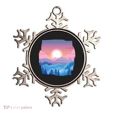 Sunset Mountain Ornament