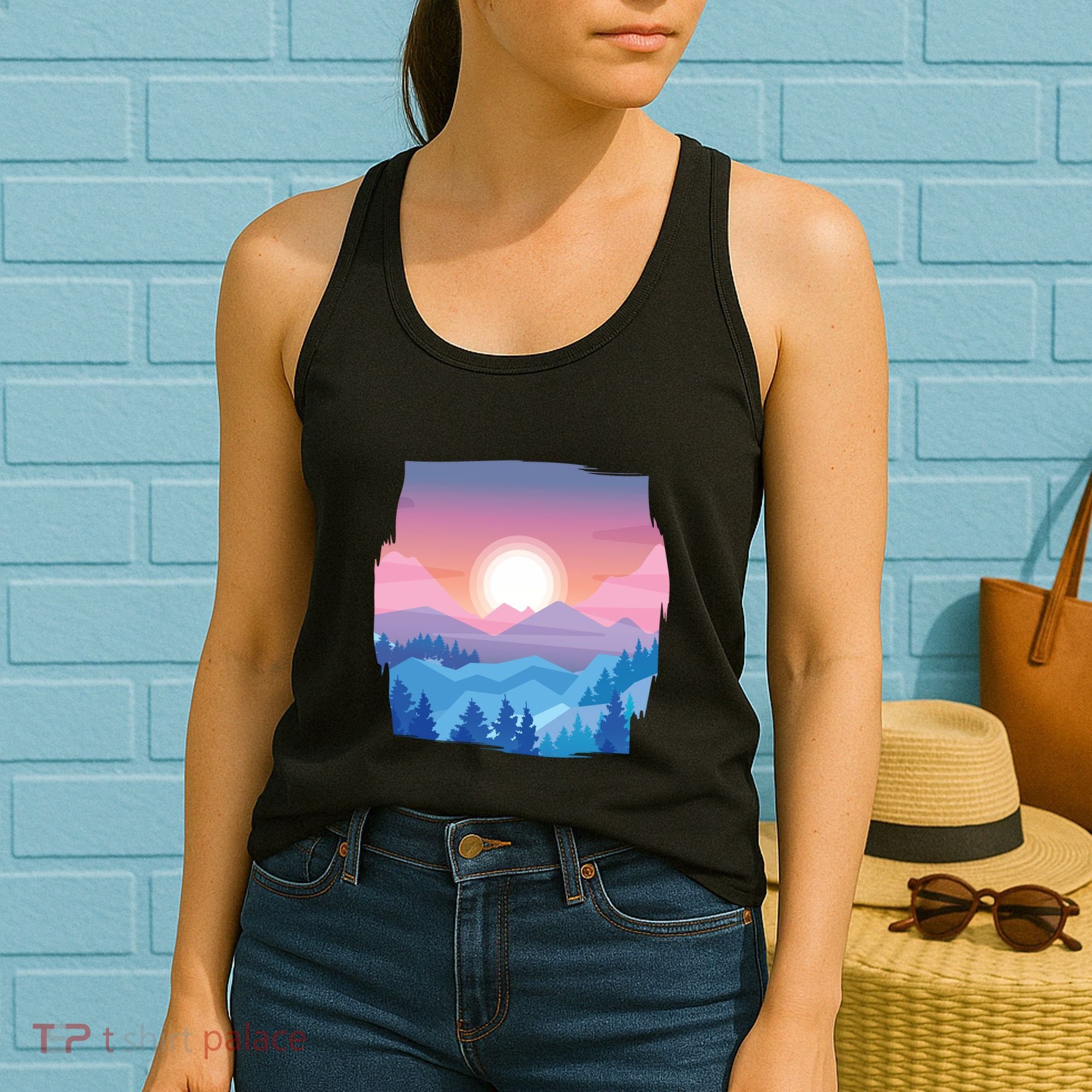 Sunset Mountain Women's Tank Top