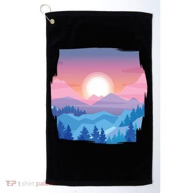Sunset Mountain Golf Towel