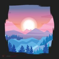 Sunset Mountain Golf Towel thumb 3