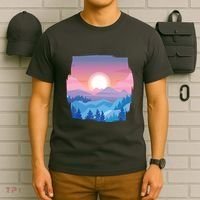 Sunset Mountain T-Shirt thumb 6