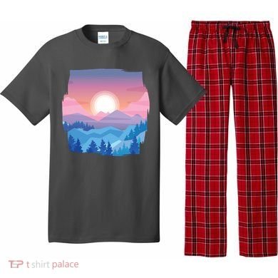 Sunset Mountain Pajama Set