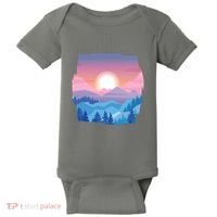 Sunset Mountain Baby Bodysuit thumb 0