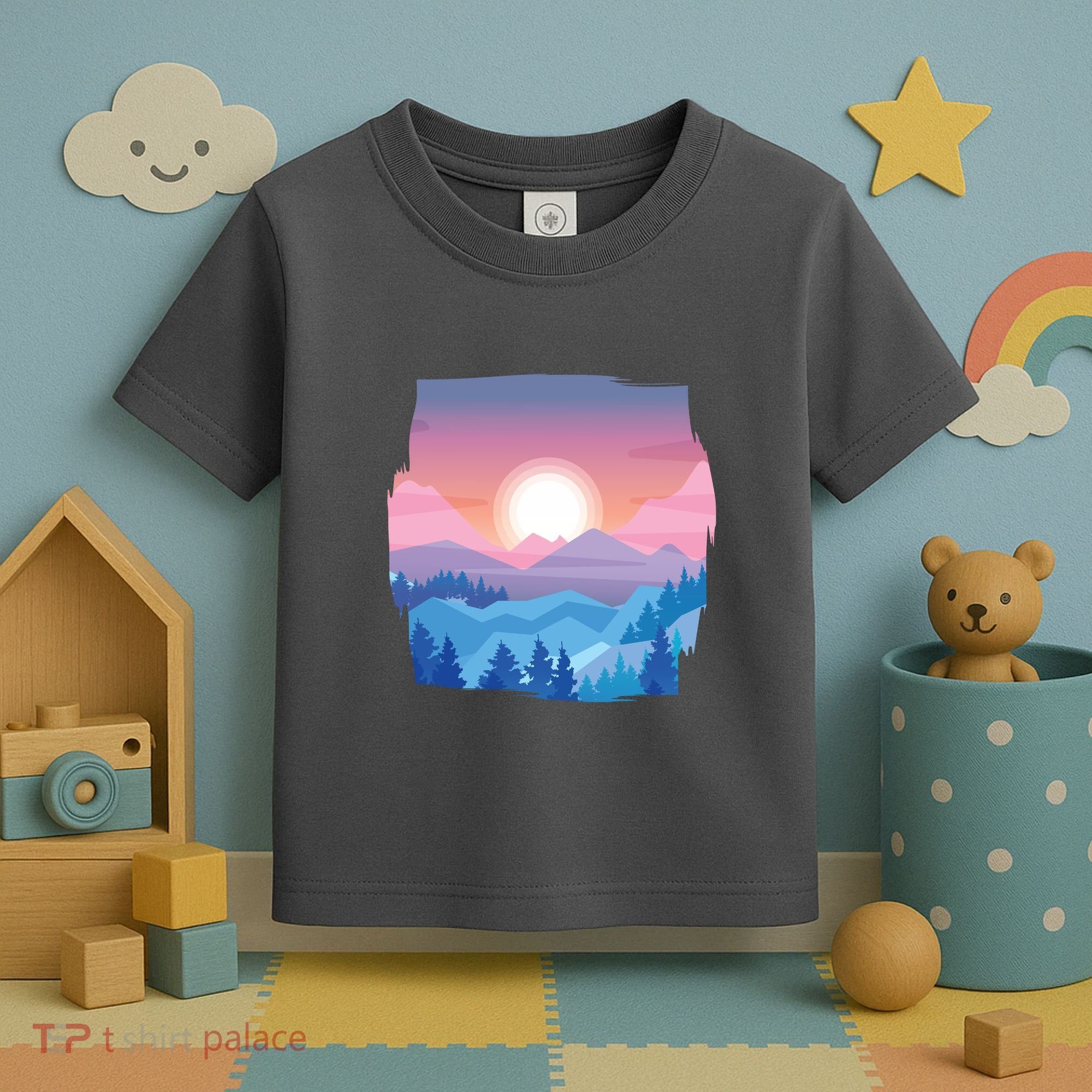 Sunset Mountain Toddler T-Shirt