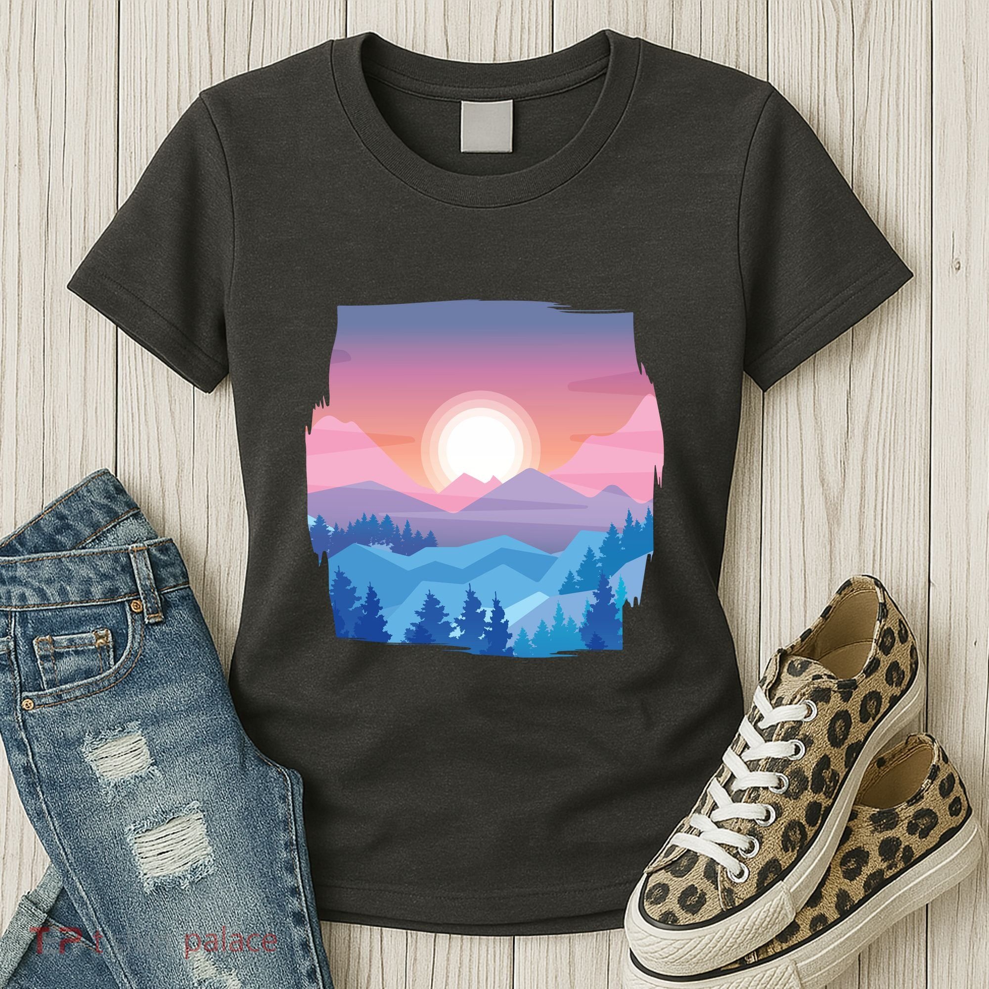 Sunset Mountain Women's T-Shirt