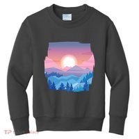 Sunset Mountain Kids Sweatshirt thumb 0