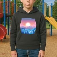 Sunset Mountain Kids Hoodie thumb 2