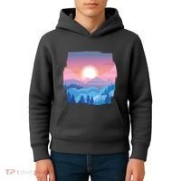 Sunset Mountain Kids Hoodie thumb 4