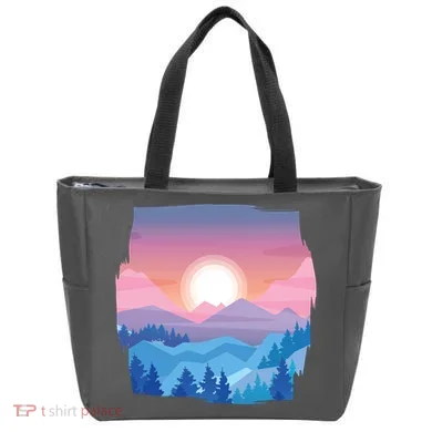 Sunset Mountain Tote Bag