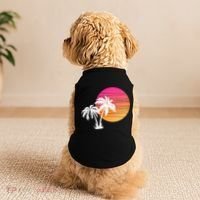 Sunset Palm Trees Doggie Tank thumb 2