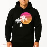 Sunset Palm Trees Hoodie thumb 2