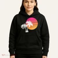 Sunset Palm Trees Hoodie thumb 5