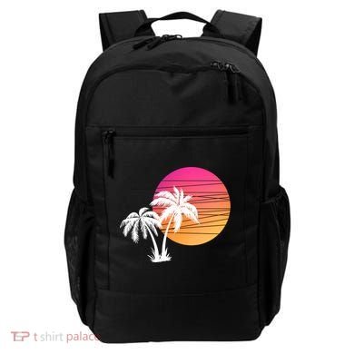 Sunset Palm Trees Backpack