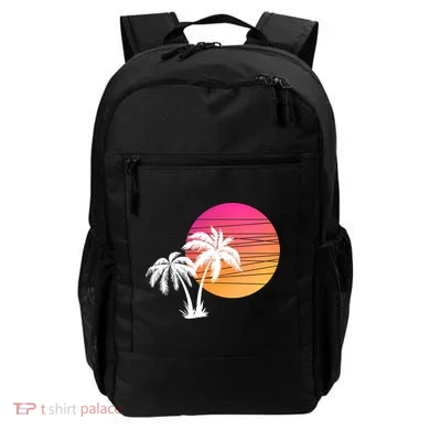 Sunset Palm Trees Backpack