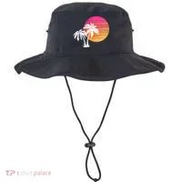 Sunset Palm Trees Bucket Hat thumb 0