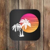 Sunset Palm Trees Coaster thumb 0