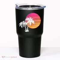 Sunset Palm Trees Tumbler thumb 0