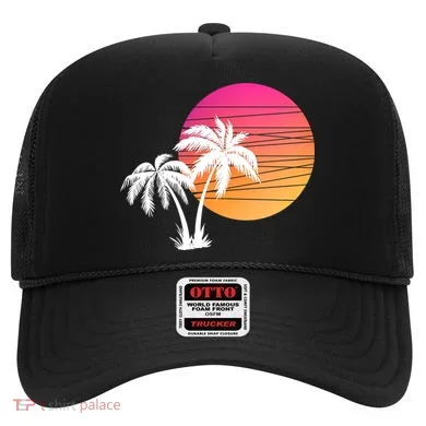 Sunset Palm Trees Hat