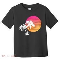 Sunset Palm Trees Toddler T-Shirt thumb 0