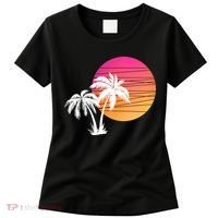 Sunset Palm Trees Women's T-Shirt thumb 0