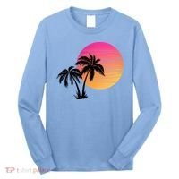 Sunset Palm Trees Long Sleeve Shirt thumb 0