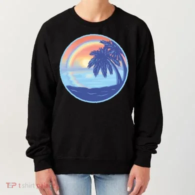 Sunset Rainbow Beach Women's Sweatshirt