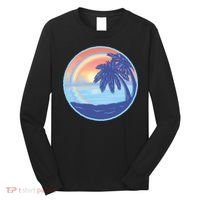 Sunset Rainbow Beach Long Sleeve Shirt thumb 0