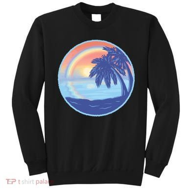Sunset Rainbow Beach Sweatshirt
