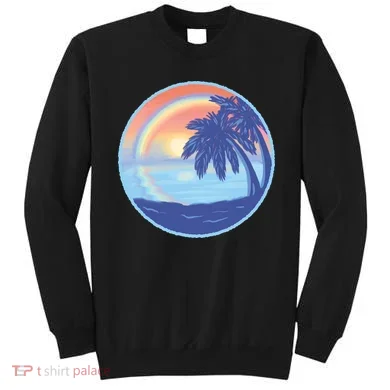Sunset Rainbow Beach Sweatshirt