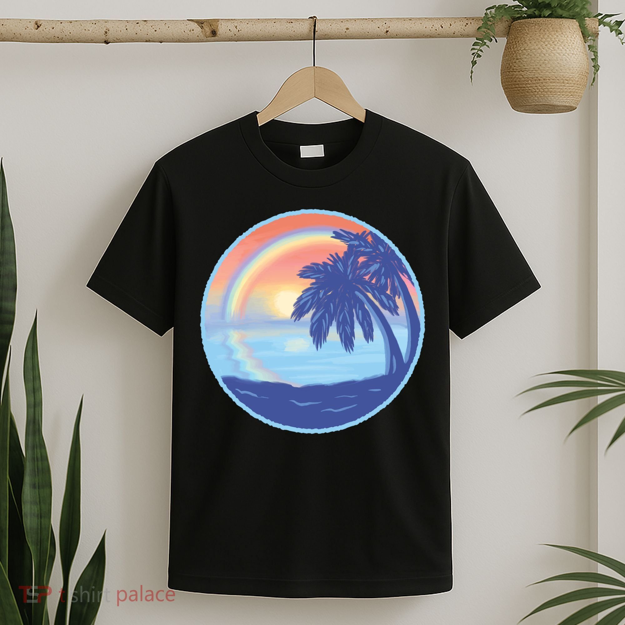 Sunset Rainbow Beach T-Shirt