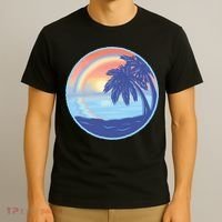 Sunset Rainbow Beach T-Shirt thumb 3