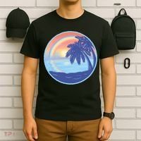 Sunset Rainbow Beach T-Shirt thumb 6