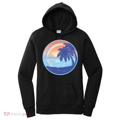 Sunset Rainbow Beach Women's Hoodie