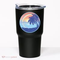 Sunset Rainbow Beach Tumbler thumb 0