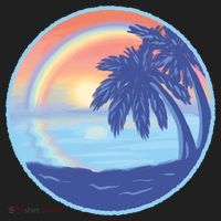 Sunset Rainbow Beach Tumbler thumb 3