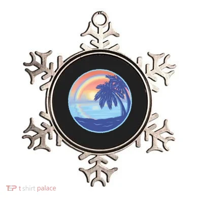 Sunset Rainbow Beach Ornament