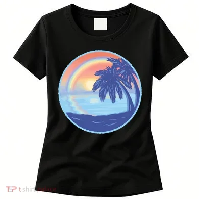 Sunset Rainbow Beach Women's T-Shirt