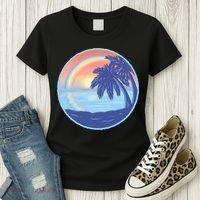 Sunset Rainbow Beach Women's T-Shirt thumb 3
